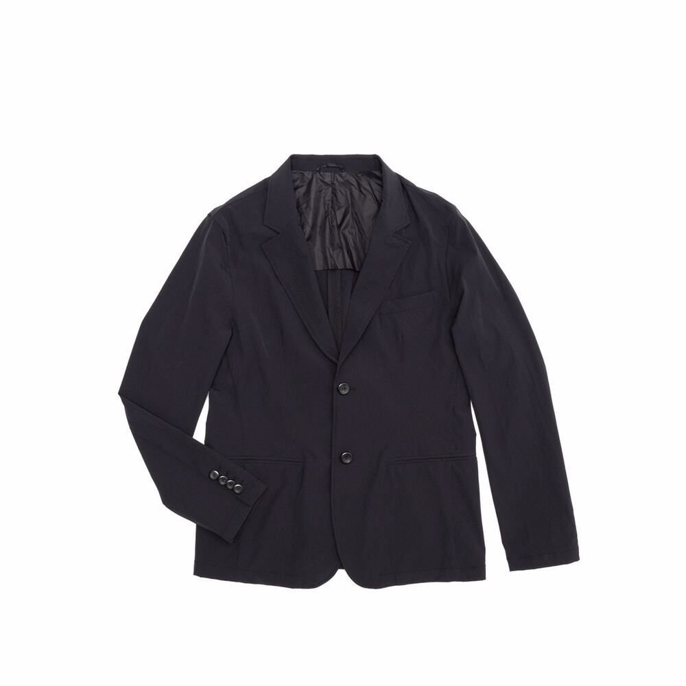 2.5k$ PRADA Navy Nylon Two Buttons Blazer Sport Coat Jacket Size : M